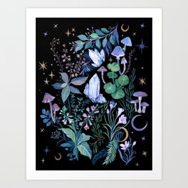 Mystical Garden Art Print