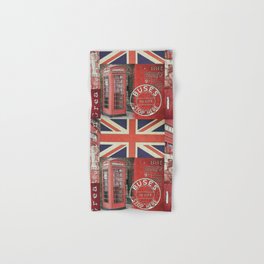 Great Britain London Union Jack England Hand & Bath Towel