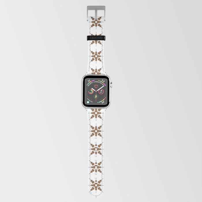 Cartoon Style Double Bass Background Apple Watch Band