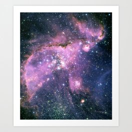 Small magellanic cloud Art Print