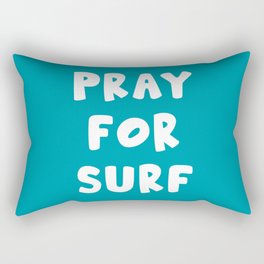 pray for surf Rectangular Pillow