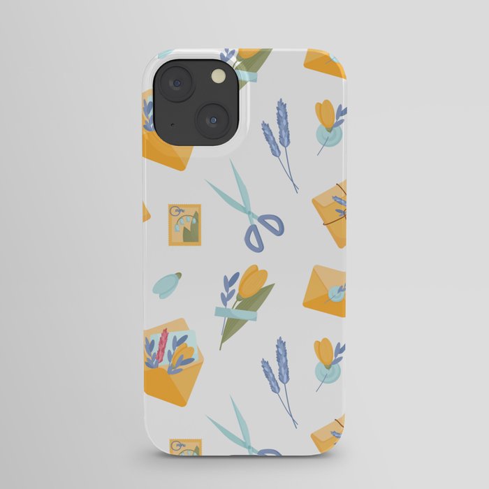 Spring mail pattern iPhone Case