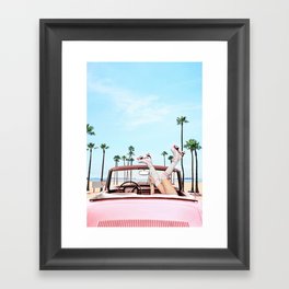 Long Beach Framed Art Print