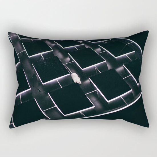 Mice in a maze Rectangular Pillow