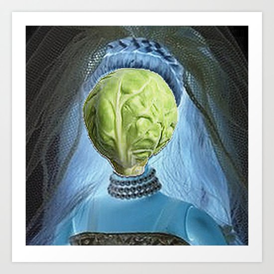 Windsbraut Art Print