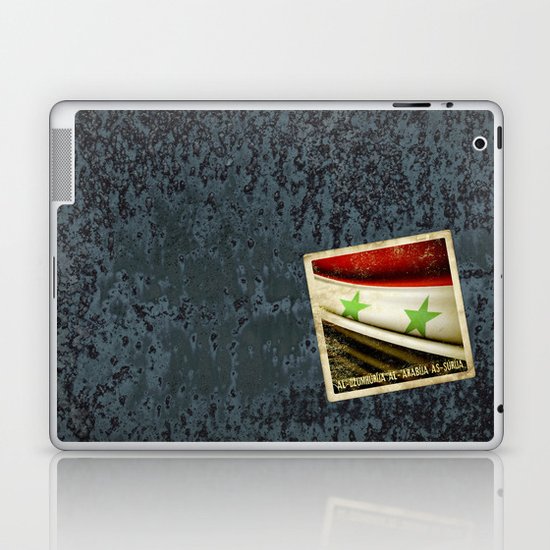 STICKER OF SYRIA flag Laptop & iPad Skin