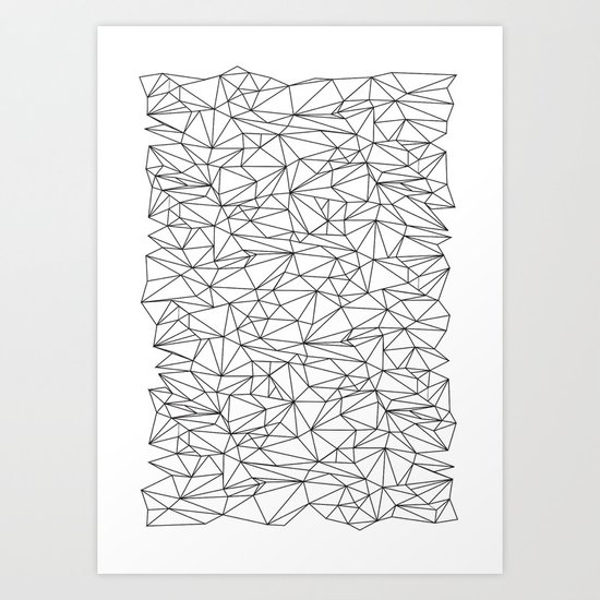 Geometric Wire Art Print