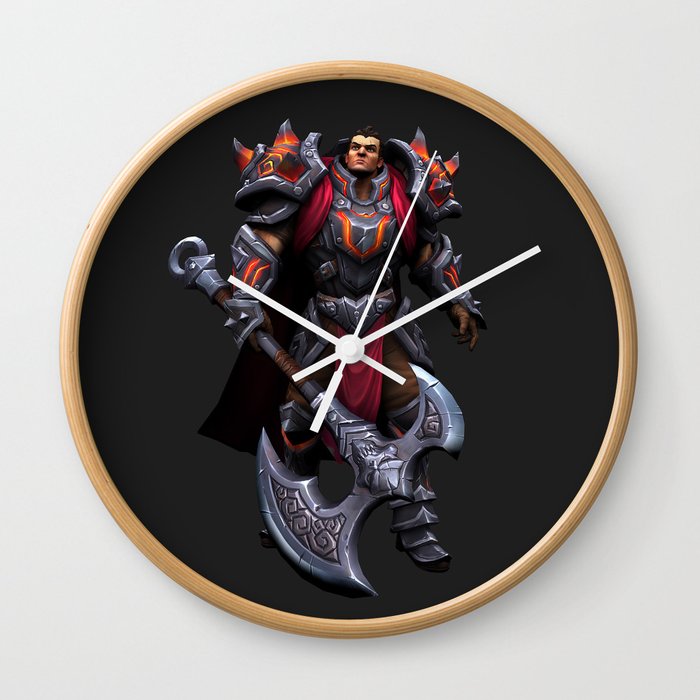 League Of Legends Darius Wall Clock By Heroesandvillains