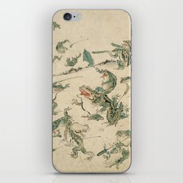 Battle of the Frogs iPhone Skin