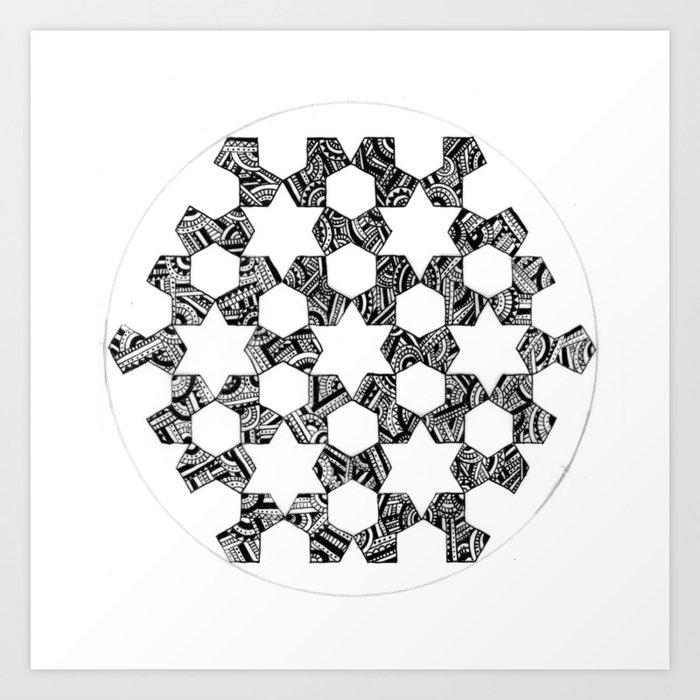 Sacred Geometry Tattoo Mandala Art Print By Nomadicsoulcreations Society6