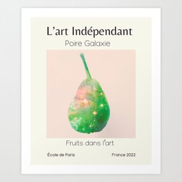 Poire Galaxie Art Print