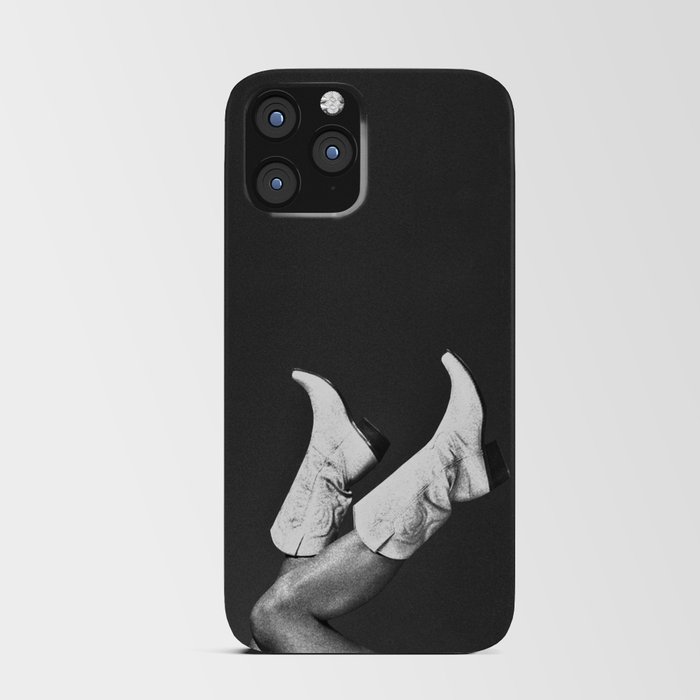 These Boots - Noir / Black & White iPhone Card Case