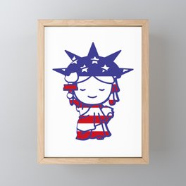 4th of July Independence Day American Framed Mini Art Print