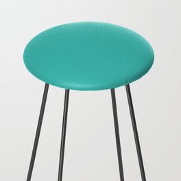 Tint of Turquoise Counter Stool