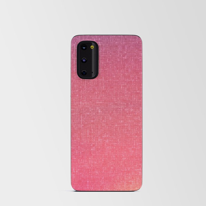 amaranth pink sunset architectural glass texture look  Android Card Case