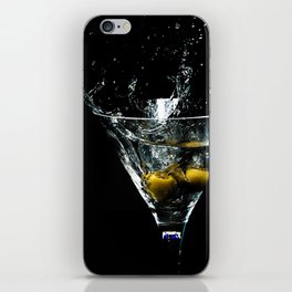 Martini at night iPhone Skin