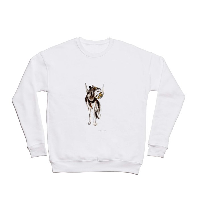 Steampunk wolf Crewneck Sweatshirt
