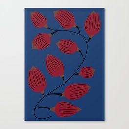 Red flowers Canvas Print
