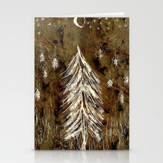 Dawn In A Burning Forest Stationery Cards