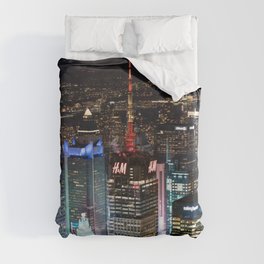 New York City | Night Photography in NYC Duvet Cover