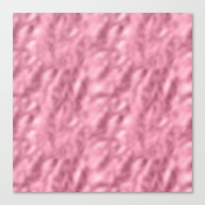 Pink Metallic Shimmering Texture Canvas Print