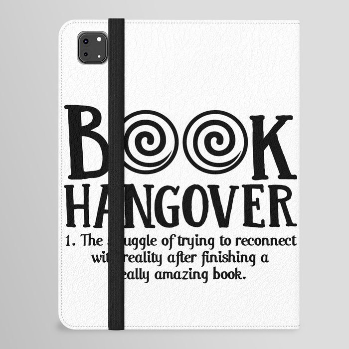 Funny Book Hangover Definition iPad Folio Case