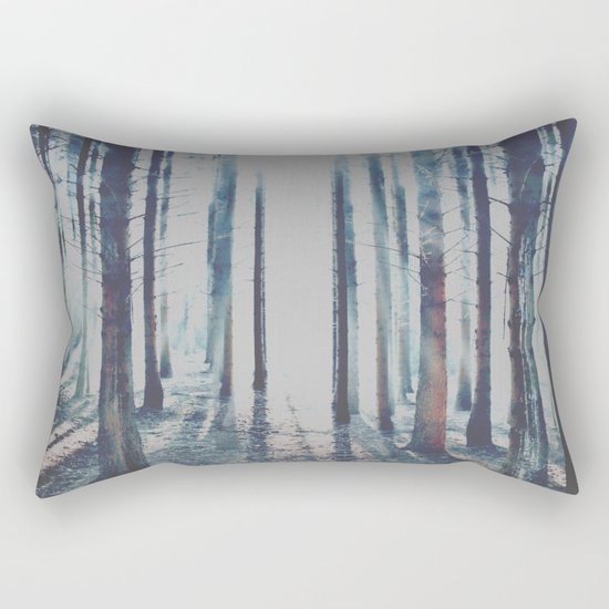 Watercolor Forest Rectangular Pillow