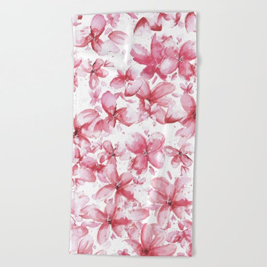 cherry blossoms Beach Towel