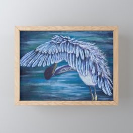 Feather Finder Framed Mini Art Print