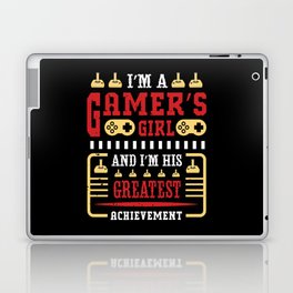 Funny Gamer Girlfriend Quote Laptop Skin