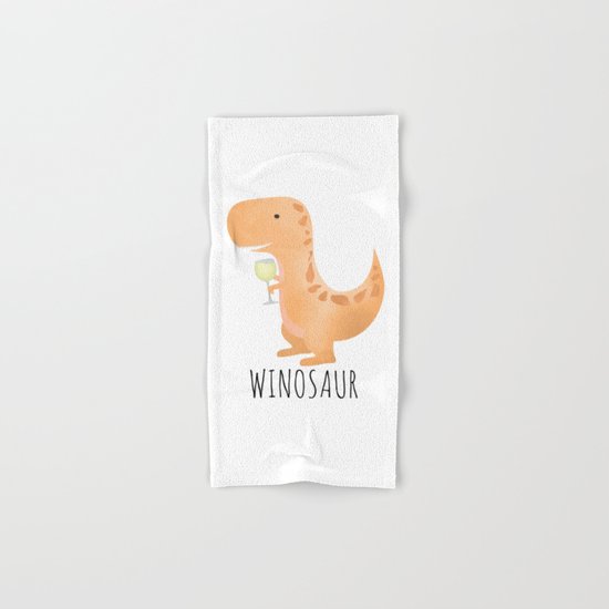Winosaur | White Wine Hand & Bath Towel