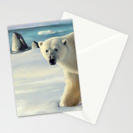 Polar bear Stationery Cards