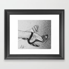 Shoes and Arches Framed Art Print