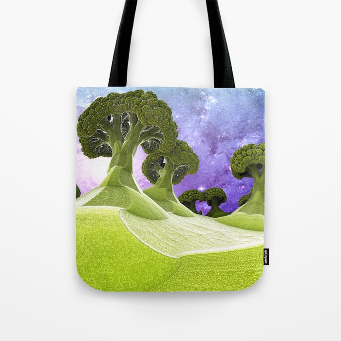Broccoli Planet Tote Bag