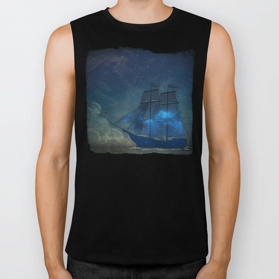 Ships and Stars Biker Tank