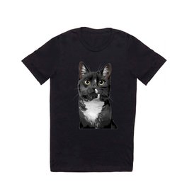 Tuxedo Cat Portrait T-shirt