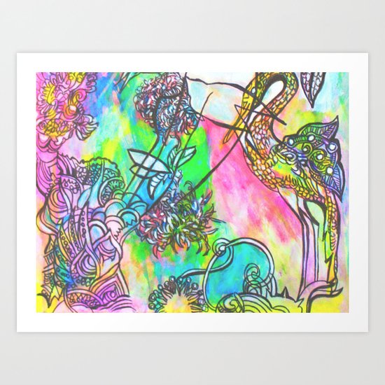 Frozen Art Print
