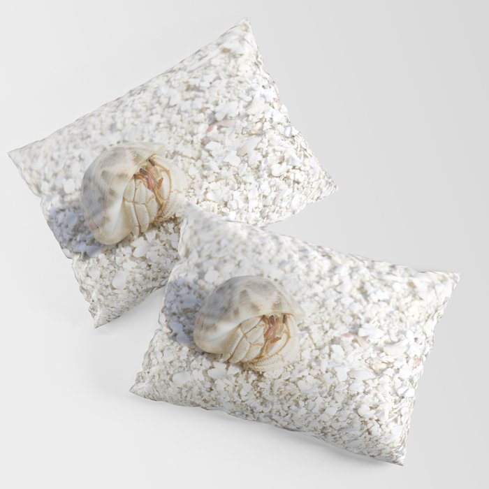Hermit crab sunbathing Pillow Sham