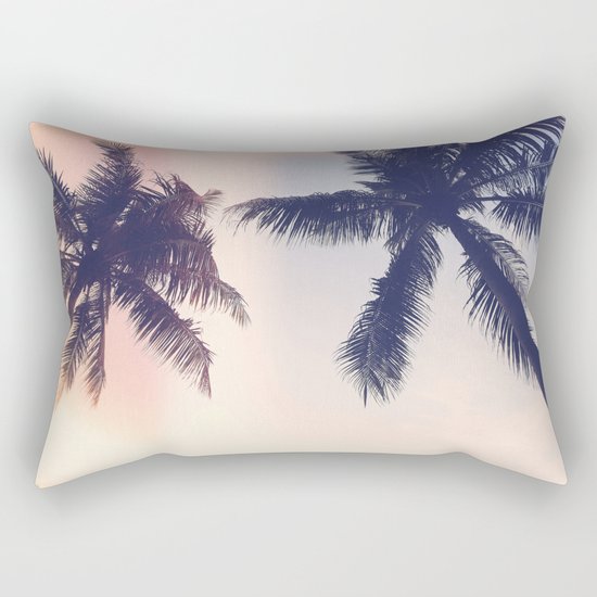 Palm trees Pastel Rectangular Pillow