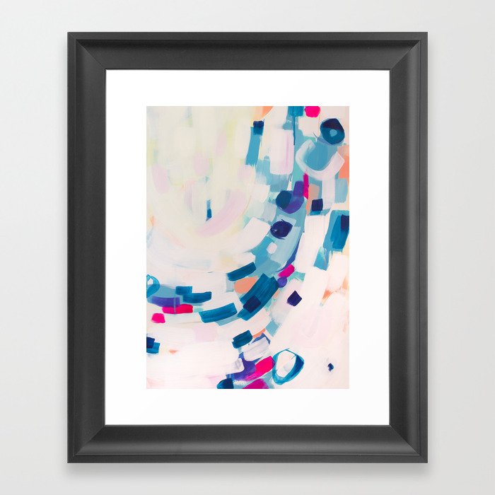 Roll to me - Abstract Painting Framed Art Print