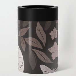 Moody Cottagecore Aesthetic Birds Flowers Butterfly Can Cooler