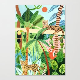 Jungle Pals Canvas Print