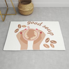 Coffee is a good soup Rug