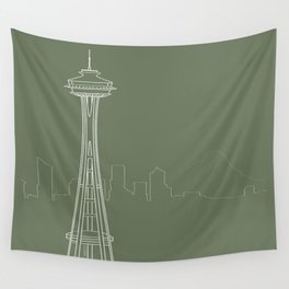 Seattle by Friztin Wall Tapestry