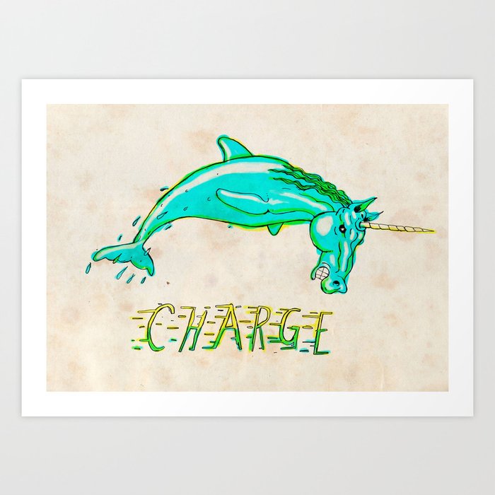CHARGE! Art Print