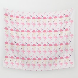 Flamingo Pattern Wall Tapestry