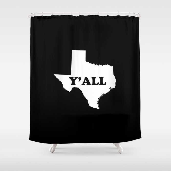 Texas Yall Shower Curtain