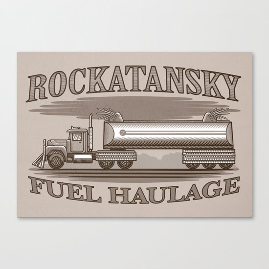 Rockatansky Fuel Haulage Canvas Print