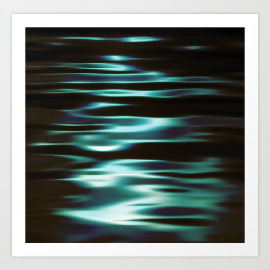 Light flow Art Print