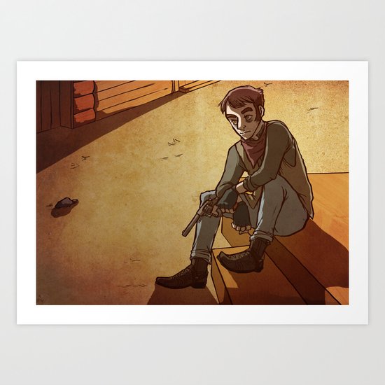 dust bowl dance Art Print
